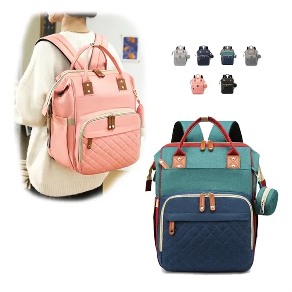 Backpack Diaper Bag with Changing Port - Backpack Diaper Bag with Changing Port - Image 0 of 4