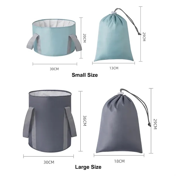 30L Collapsible Foot Soaking Bag with Handle - 30L Collapsible Foot Soaking Bag with Handle - Image 3 of 6
