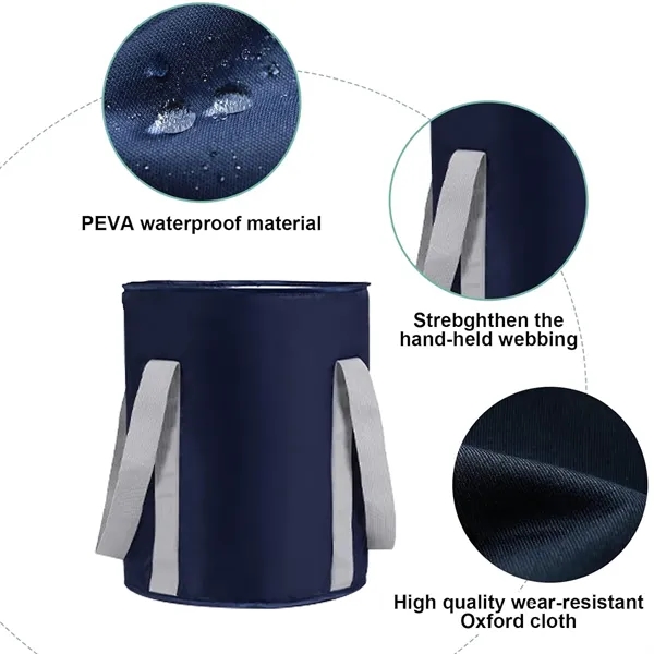 30L Collapsible Foot Soaking Bag with Handle - 30L Collapsible Foot Soaking Bag with Handle - Image 4 of 6