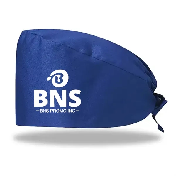 Medical Button Hat with Sweatband Unisex Nurse Cap - Medical Button Hat with Sweatband Unisex Nurse Cap - Image 1 of 3