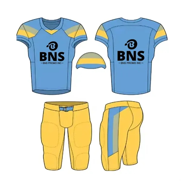 Custom Dye Sublimated Football Uniform Jersey - Custom Dye Sublimated Football Uniform Jersey - Image 0 of 3