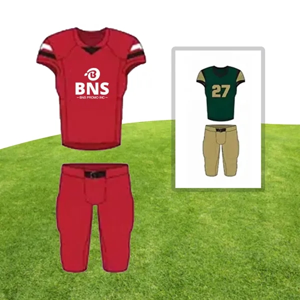 Custom Dye Sublimated Football Uniform Jersey - Custom Dye Sublimated Football Uniform Jersey - Image 1 of 3