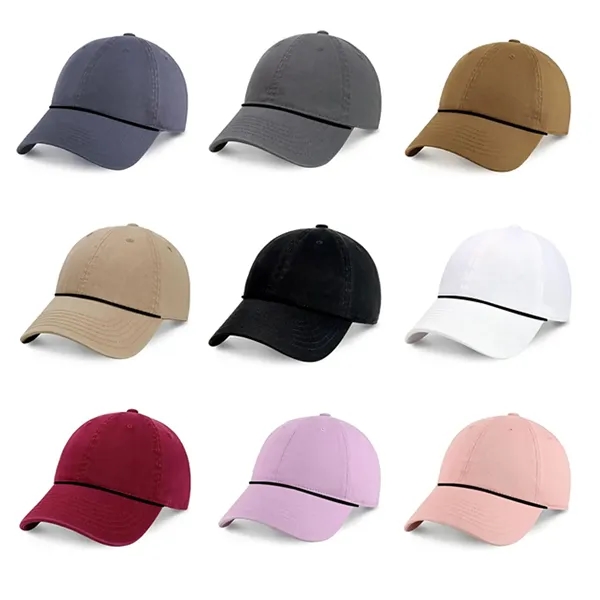 Custom Five Panel Pinch Trucker Hat with visor Rope - Custom Five Panel Pinch Trucker Hat with visor Rope - Image 2 of 3