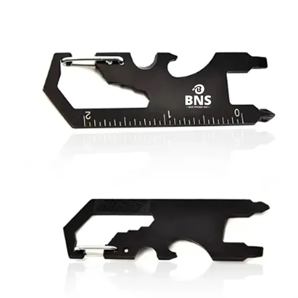 Keychain Multifunction Carabiner Clip Bottle Opener Wrench - Keychain Multifunction Carabiner Clip Bottle Opener Wrench - Image 0 of 3