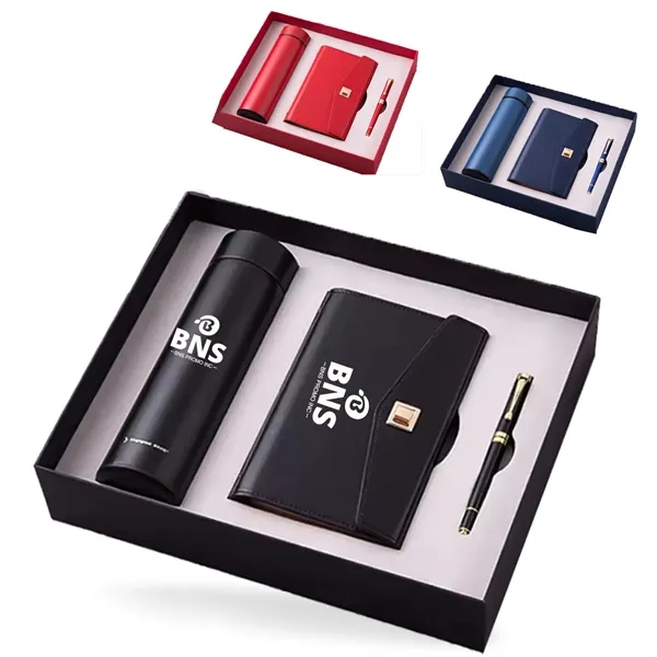 Men/Women Notebook Thermos Pen Commercial Gift Box Set - Men/Women Notebook Thermos Pen Commercial Gift Box Set - Image 1 of 3