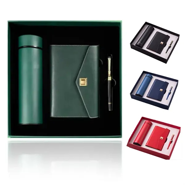 Men/Women Notebook Thermos Pen Commercial Gift Box Set - Men/Women Notebook Thermos Pen Commercial Gift Box Set - Image 2 of 3