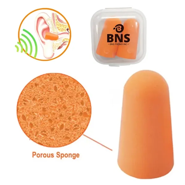 Sleep Noise Reducing Foam Ear Plugs soft Hearing Protection - Sleep Noise Reducing Foam Ear Plugs soft Hearing Protection - Image 1 of 3