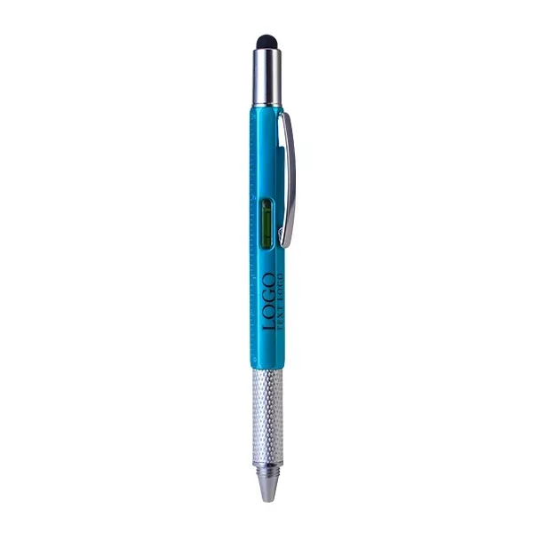 Multifunctional metal screw level touch screen stylus pen - Multifunctional metal screw level touch screen stylus pen - Image 2 of 9