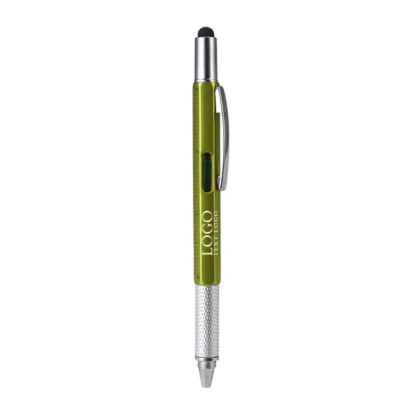 Multifunctional metal screw level touch screen stylus pen - Multifunctional metal screw level touch screen stylus pen - Image 3 of 9