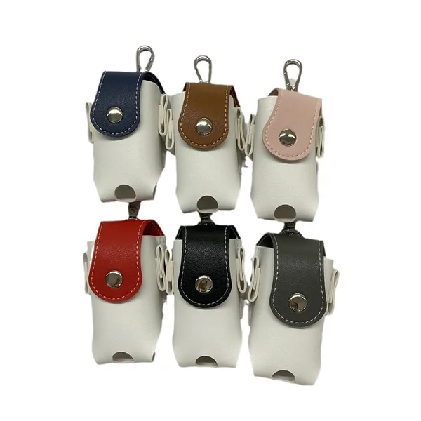 Golf Ball Carry Pouch with Tee Holder, Buckle, Clip - Golf Ball Carry Pouch with Tee Holder, Buckle, Clip - Image 1 of 6