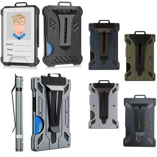 Aluminum Alloy Card Case With Transparent Window - Aluminum Alloy Card Case With Transparent Window - Image 1 of 1