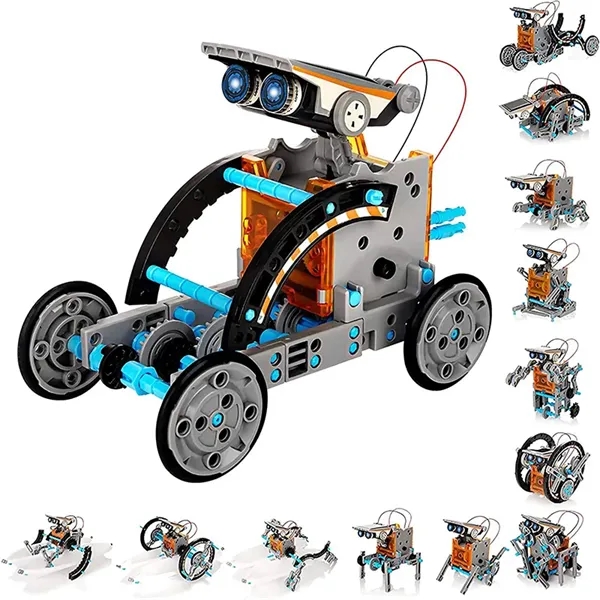 13-in-1 STEM Education Solar Robot Toys DIY - 13-in-1 STEM Education Solar Robot Toys DIY - Image 0 of 1