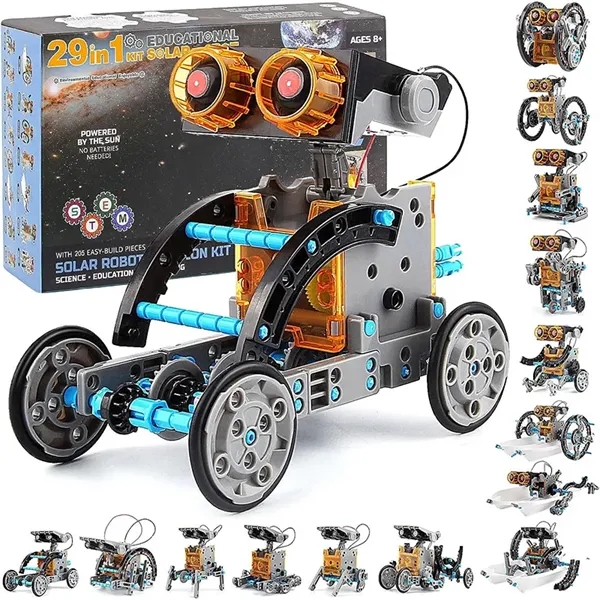 29-in-1 STEM Education Solar Robot Toys DIY - 29-in-1 STEM Education Solar Robot Toys DIY - Image 0 of 1