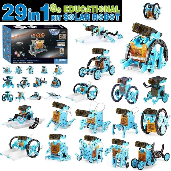 29-in-1 STEM Education Solar Robot Toys DIY - 29-in-1 STEM Education Solar Robot Toys DIY - Image 1 of 1