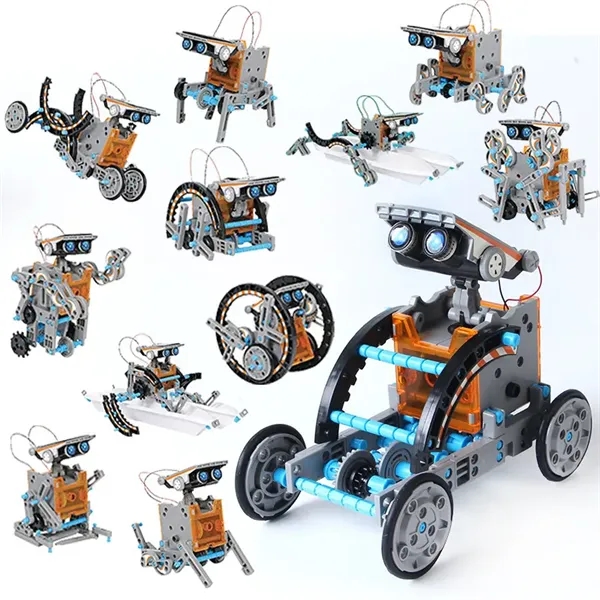 6-in-1 STEM Education Solar Robot Toys DIY - 6-in-1 STEM Education Solar Robot Toys DIY - Image 0 of 1
