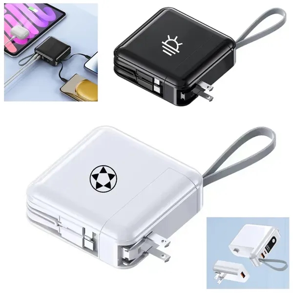 20000 mAh Charger Power Bank with AC Adapter - 20000 mAh Charger Power Bank with AC Adapter - Image 0 of 1