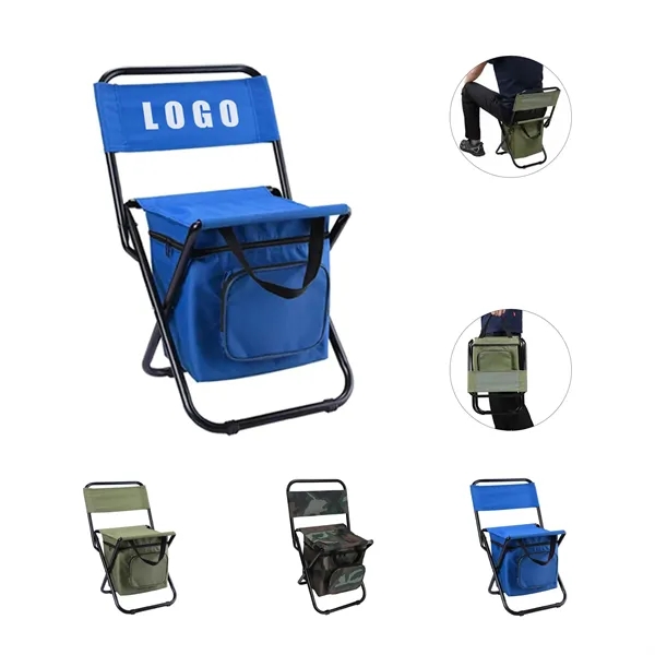 Fishing Chair with Cooler Bag - Foldable and Compact - Fishing Chair with Cooler Bag - Foldable and Compact - Image 0 of 3