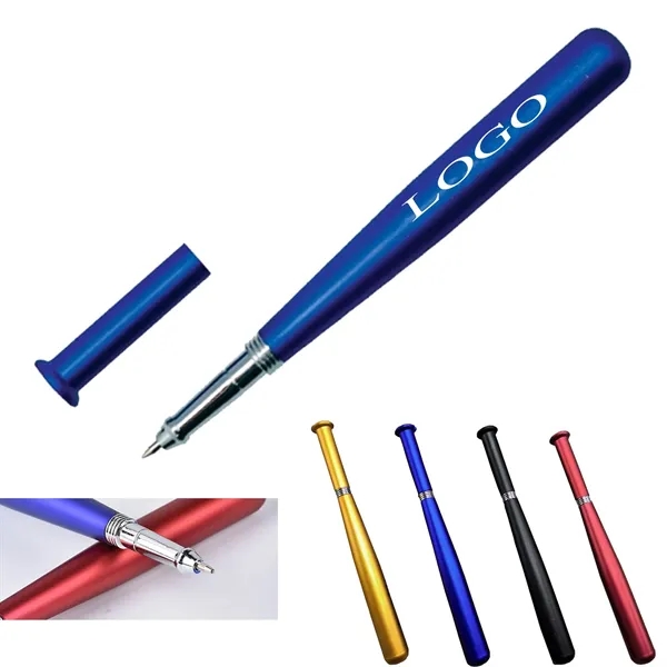 Metallic Baseball Bat Pen - Metallic Baseball Bat Pen - Image 0 of 5