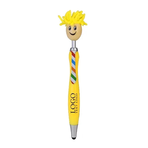 Custom Cartoon Hair Head Pen - Custom Cartoon Hair Head Pen - Image 1 of 7