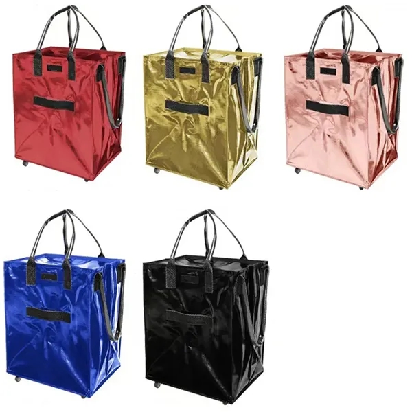 Reusable Grocery Bag On Wheels - Reusable Grocery Bag On Wheels - Image 4 of 7