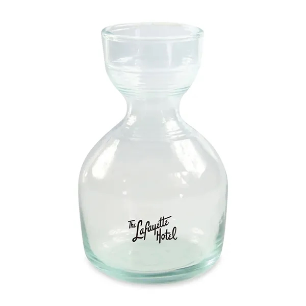 Custom Be Home® Premium Recycled Ripple Carafe - Short