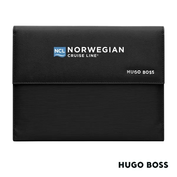 Hugo Boss® Pinstripe A5 Folder - Hugo Boss® Pinstripe A5 Folder - Image 0 of 1