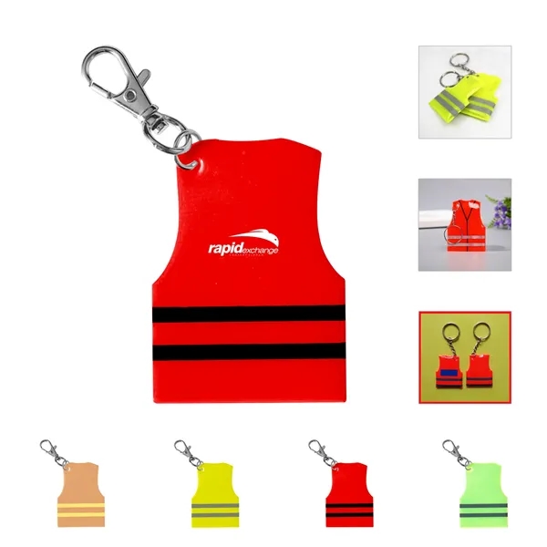 PVC Reflective Vest Keyring - PVC Reflective Vest Keyring - Image 0 of 0