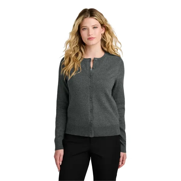 Port Authority Women's Easy Care Crewneck Cardigan Sweater - Port Authority Women's Easy Care Crewneck Cardigan Sweater - Image 0 of 14