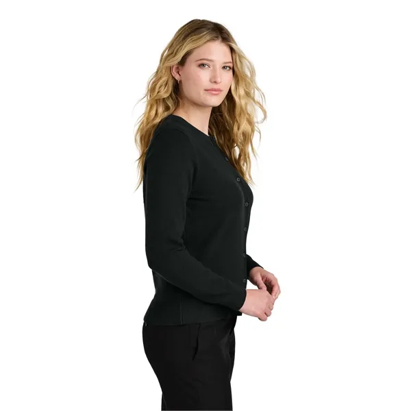 Port Authority Women's Easy Care Crewneck Cardigan Sweater - Port Authority Women's Easy Care Crewneck Cardigan Sweater - Image 5 of 14