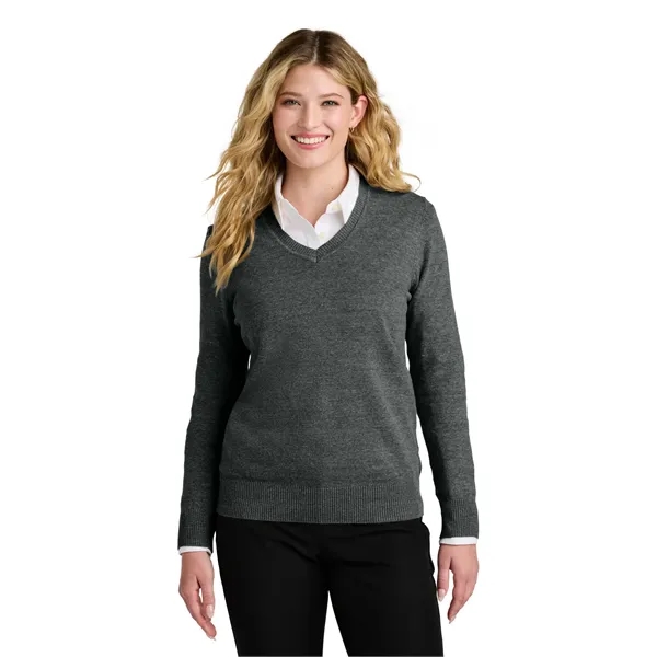 Port Authority Women's Easy Care V-Neck Sweater - Port Authority Women's Easy Care V-Neck Sweater - Image 0 of 24