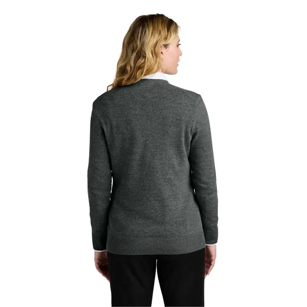 Port Authority Women's Easy Care V-Neck Sweater - Port Authority Women's Easy Care V-Neck Sweater - Image 1 of 24