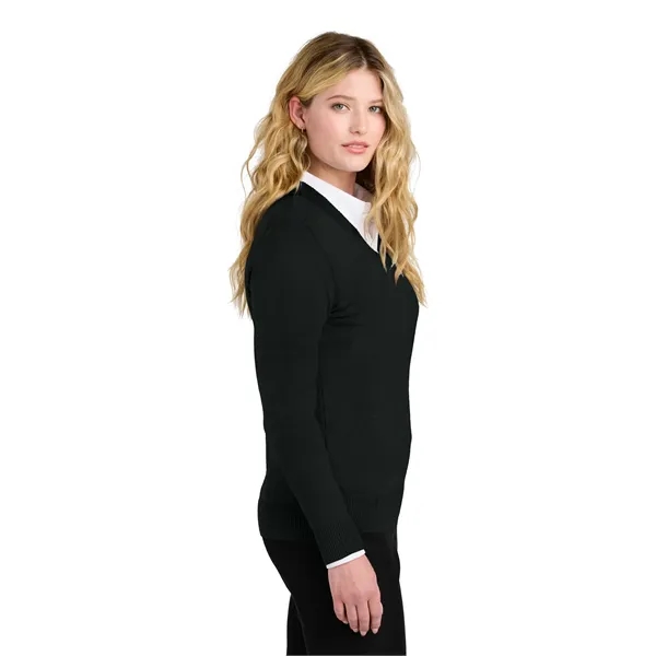 Port Authority Women's Easy Care V-Neck Sweater - Port Authority Women's Easy Care V-Neck Sweater - Image 6 of 24