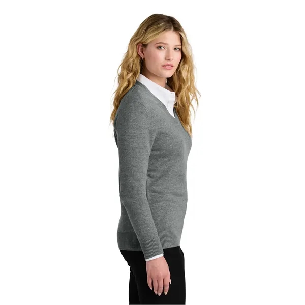 Port Authority Women's Easy Care V-Neck Sweater - Port Authority Women's Easy Care V-Neck Sweater - Image 11 of 24