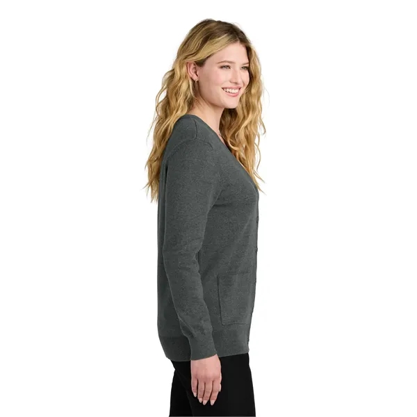 Port Authority Women's Easy Care Button-Up Cardigan Sweater - Port Authority Women's Easy Care Button-Up Cardigan Sweater - Image 2 of 14