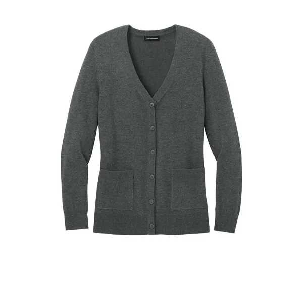 Port Authority Women's Easy Care Button-Up Cardigan Sweater - Port Authority Women's Easy Care Button-Up Cardigan Sweater - Image 3 of 14