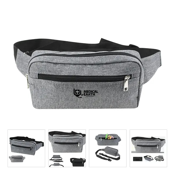 Sports Fanny Pack Messenger Crossbody Belt Bag - Sports Fanny Pack Messenger Crossbody Belt Bag - Image 0 of 1