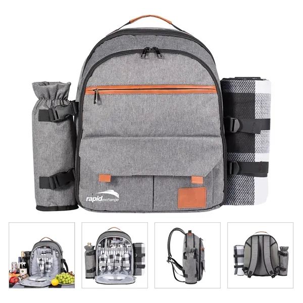 Leakproof Insulated Cooler Picnic Backpack - Leakproof Insulated Cooler Picnic Backpack - Image 0 of 8
