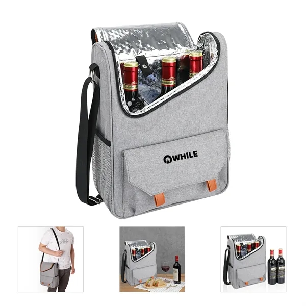 Custom Portable Three Bottles Red Wine Cooler Insulated Bag - Custom Portable Three Bottles Red Wine Cooler Insulated Bag - Image 0 of 0