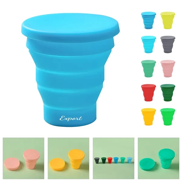 Foldable Silicone Camping Water Cup - Foldable Silicone Camping Water Cup - Image 0 of 11