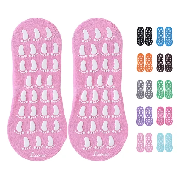 Yoga Pilates Non Slip Socks With Grippers Women - Yoga Pilates Non Slip Socks With Grippers Women - Image 0 of 11