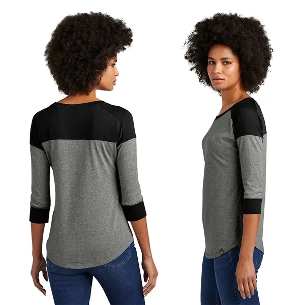 New Era Womens Heritage Blend 3/4-Sleeve Baseball Raglan Tee - New Era Womens Heritage Blend 3/4-Sleeve Baseball Raglan Tee - Image 1 of 9