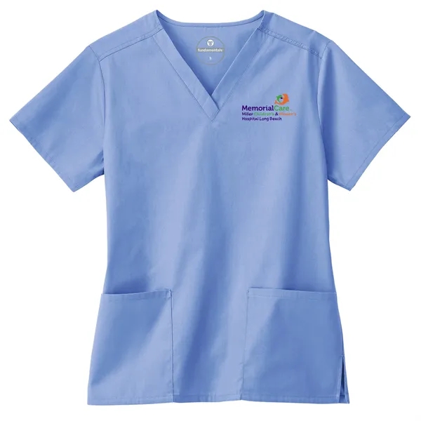 FUNDAMENTALS LADIES TWO POCKET V-NECK TOP - FUNDAMENTALS LADIES TWO POCKET V-NECK TOP - Image 0 of 17