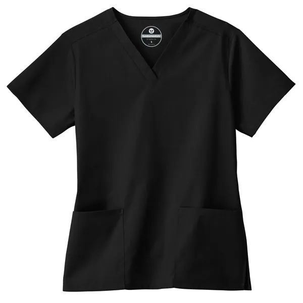 FUNDAMENTALS LADIES TWO POCKET V-NECK TOP - FUNDAMENTALS LADIES TWO POCKET V-NECK TOP - Image 9 of 17