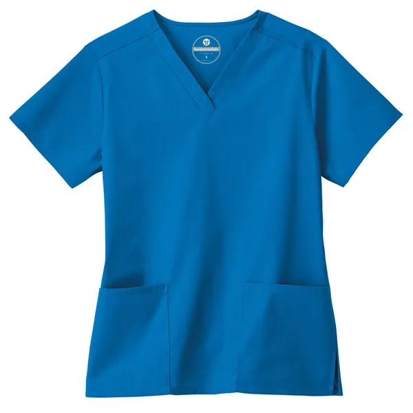 FUNDAMENTALS LADIES TWO POCKET V-NECK TOP - FUNDAMENTALS LADIES TWO POCKET V-NECK TOP - Image 16 of 17