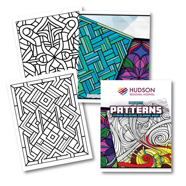 Patterns Stress Relieving Coloring Book - Patterns Stress Relieving Coloring Book - Image 0 of 0