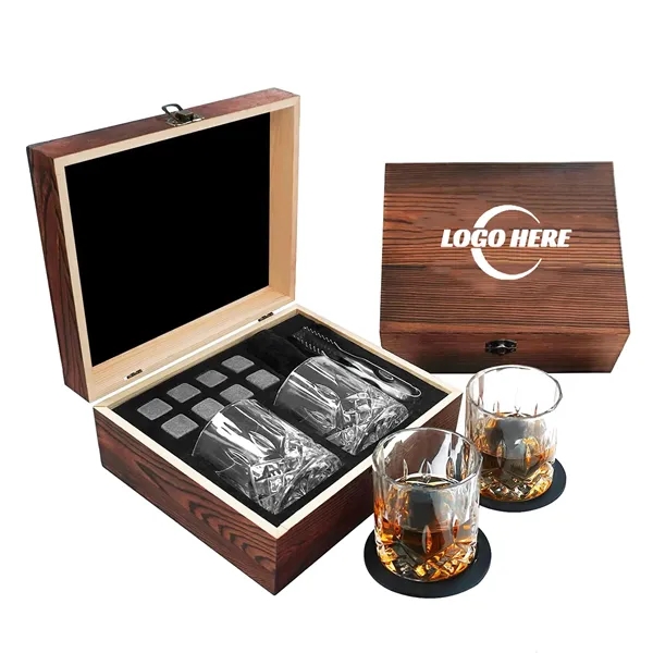 Whiskey Stones Glass Gift Box Set - Whiskey Stones Glass Gift Box Set - Image 0 of 3