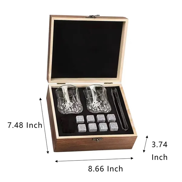 Whiskey Stones Glass Gift Box Set - Whiskey Stones Glass Gift Box Set - Image 1 of 3