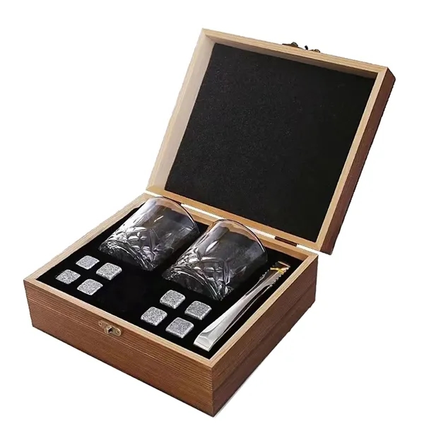 Whiskey Stones Glass Gift Box Set - Whiskey Stones Glass Gift Box Set - Image 2 of 3