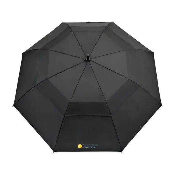 Elements 60" Recycled Auto Open Double Canopy Golf Umbrella - Elements 60" Recycled Auto Open Double Canopy Golf Umbrella - Image 1 of 14