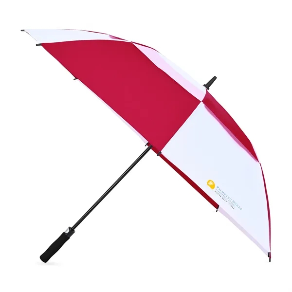 Elements 60" Recycled Auto Open Double Canopy Golf Umbrella - Elements 60" Recycled Auto Open Double Canopy Golf Umbrella - Image 6 of 14